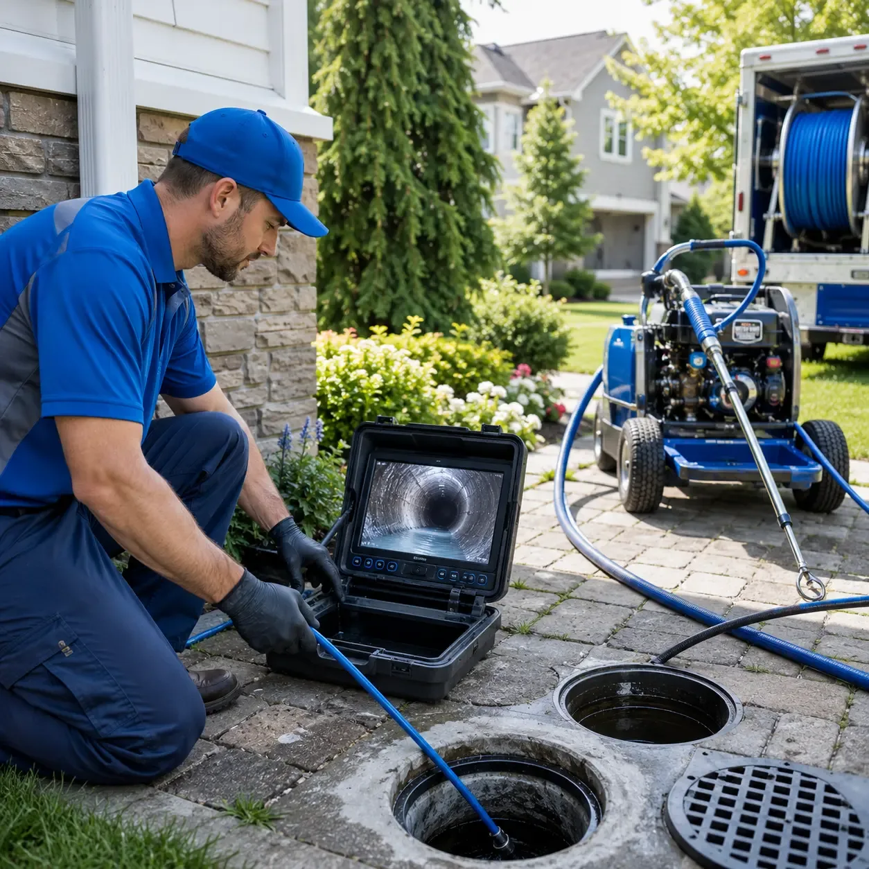 Outdoor drain cleaning professionals serving Eastlake, MI