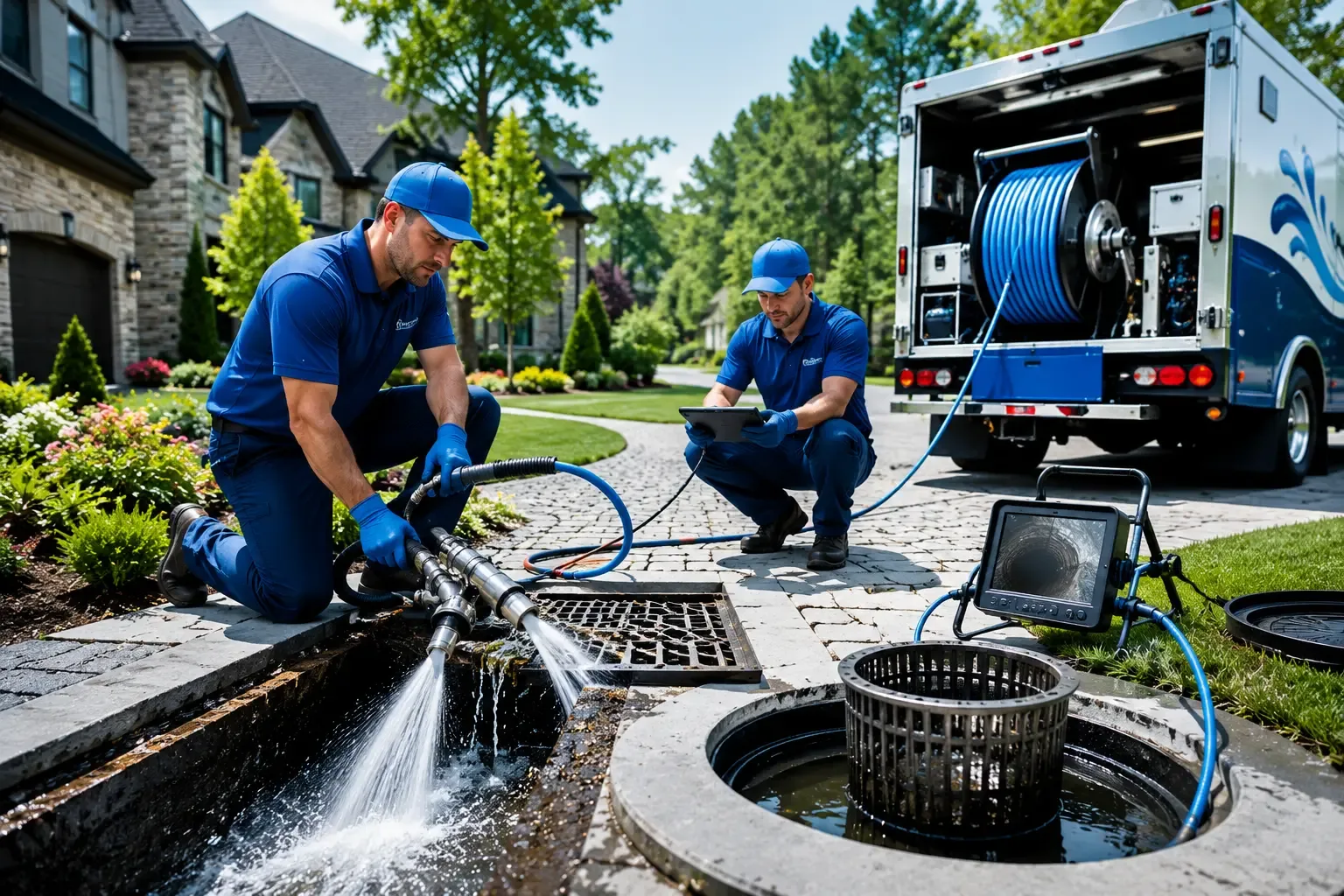 Local outdoor drain cleaning professionals in Eastlake, MI